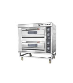 2 deck 4 tray electric deck oven commercial bakery oven