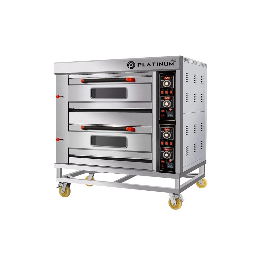 2 Deck 4 Tray Gas Deck Oven Platinum Flour Mill 2-deck-4-tray-gas-deck-oven-platinum-flour-mill