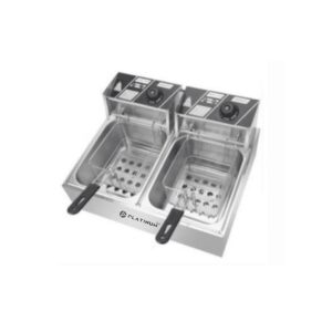 2 Tank 2 Basket Electric Deep Fryer 6+6 Liter Capacity 2 Tank 2 Basket Electric Deep Fryer 6+6 Liter Capacity